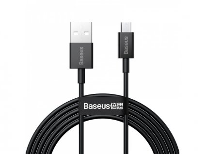 1494 baseus rychlonabijeci a datovy kabel usb micro 2a 2m black