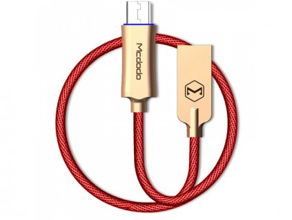 Mcdodo rychlonabíjecí a datový kabel USB/Micro USB (1 m) Red (Délka 1,5M)