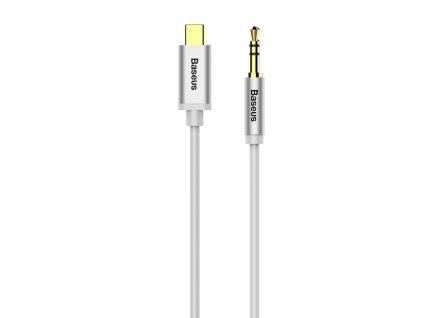 Baseus audiokabel Yiven Type-C / Jack 3.5mm / délka 1,2m / Silver