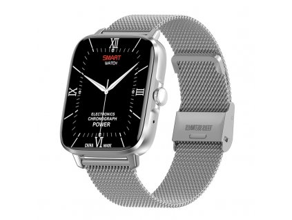 Chytré hodinky Lige DT102 Pro / stříbrné / NFC, GPS / BT hovory