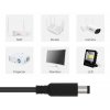 Prodlužovací kabel k napájecímu adaptéru / DC 5,5/2,1mm / 10 metrů / černý