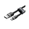 Baseus nabíjecí a datový kabel Micro USB 2.4A / délka 1M Grey-Black (Délka 0,5M)