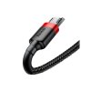 Baseus nabíjecí a datový kabel Micro USB 2.4A / délka 1M Red + Black (Délka 1M)