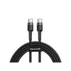 Baseus nabíjecí a datový kabel Type-C PD2.0 60W 1M Grey-Black (Délka 1M)