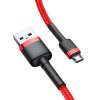 Baseus nabíjecí a datový kabel Micro USB 2.4A /  Red