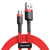 Baseus nabíjecí a datový kabel Micro USB 2.4A /  Red