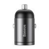 Baseus Tiny Star Mini nabíjecí adaptér do autozapalovače / USB Port / Grey