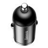 Baseus Tiny Star Mini nabíjecí adaptér do autozapalovače / USB Port / Grey