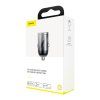 Baseus Tiny Star Mini nabíjecí adaptér do autozapalovače / USB Port / Grey