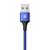 2433 1 baseus multifunkcni kabel 2in1 micro lightning 3a delka 1 2m blue caml su13