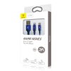 2433 6 baseus multifunkcni kabel 2in1 micro lightning 3a delka 1 2m blue caml su13