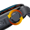 Crown light rotation, application icons, flexible scaling, quick target locking, menu swiping, volume adjustment, multi task switching, easy to crown for big and small matters (1)