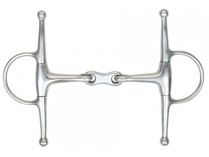 UDIDLO ROUBÍKOVÉ DÉČKO DVAKRÁT LOMENÉ NEREZOVÉ SHIRES (Velikost udidla 14cm)