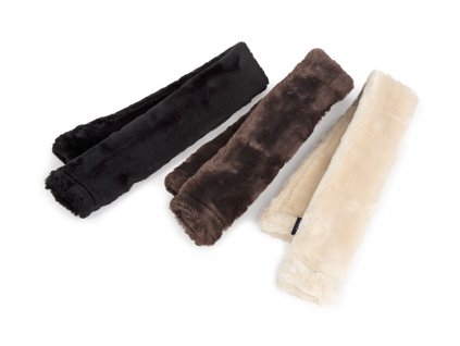 NÁVLEK NA POPRSÁK Z UMĚLÉHO KOŽÍŠKU PERFORMANCE SHIRES (Barva Bílá)