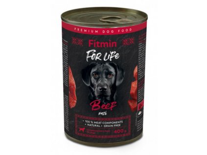 Hovězí konzerva pro psy 400g Fitmin