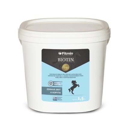 Fitmin vitamínový doplněk pro koně BIOTIN 1,5 kg