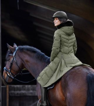 🤩Jezdecký zimní kabát Saphira olivová ELT #jezdeckepotrebyequisense #jezdeckepotreby #jezdeckykabat #saphiraelt...