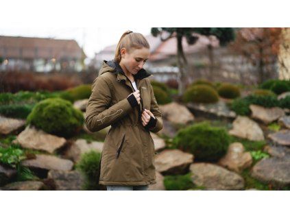 Toronto Beige Winter Riding Coat