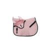 Luxury Saddle Pad and Ear Bonnet Set – Dusty Pink, Full