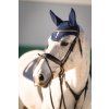 Luxury Saddle Pad and Ear Bonnet Set – Dark Blue, Full