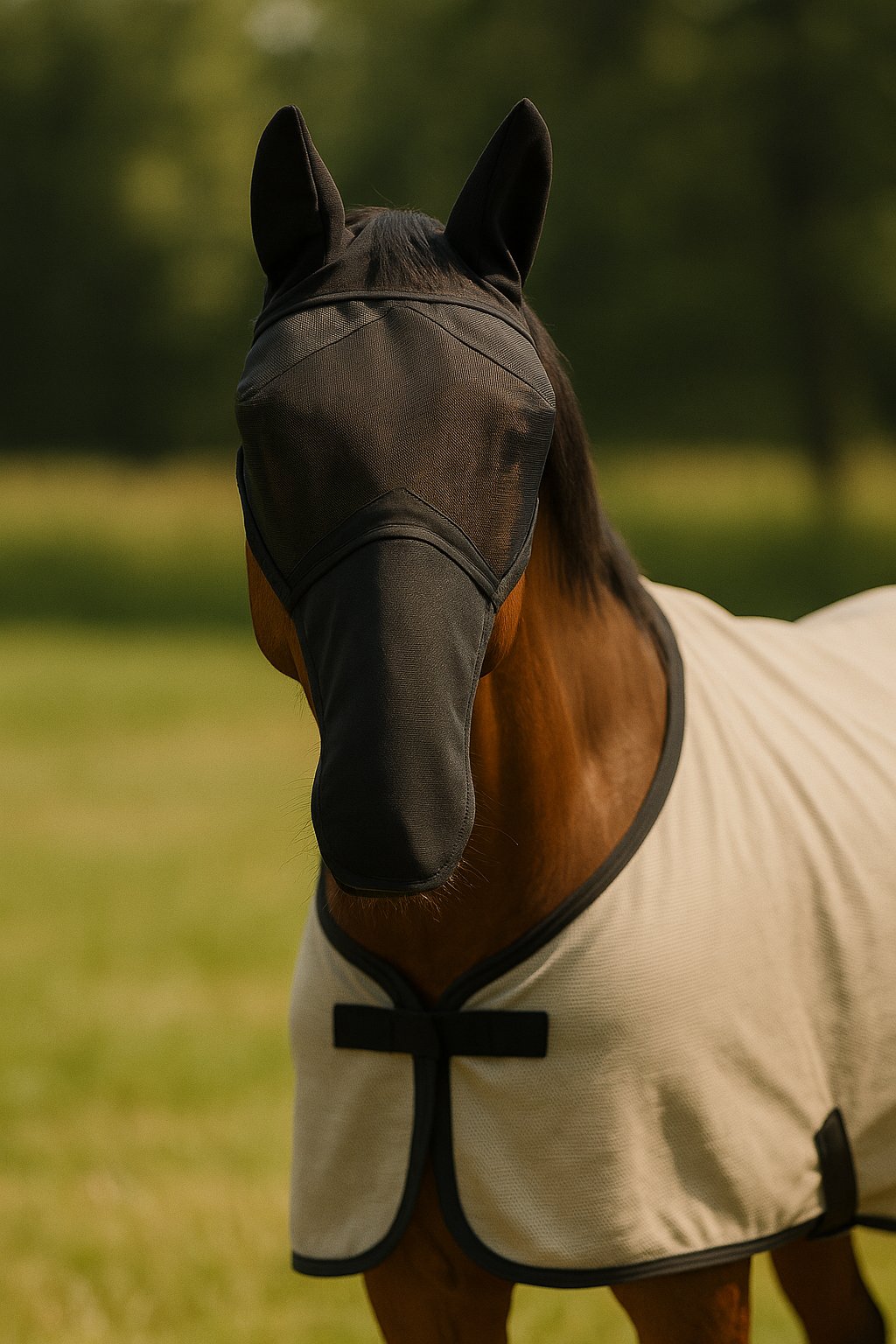 Klidné léto bez much: Dopřej koni pohodu na pastvě