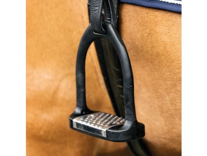 amigo flexi stirrups black grate