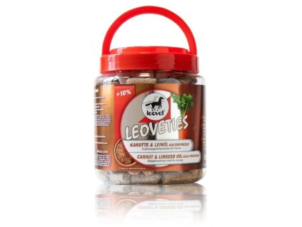 Pochúťky mrkva s ľanovým olejom Leovet