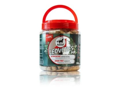 Pochúťky Leoveties bez obilnín vhodné pre kone so sklonom k laminitíde Leovet