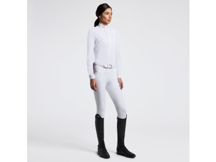 Jazdecká košeľa dámska s pásikmi Cavalleria Toscana