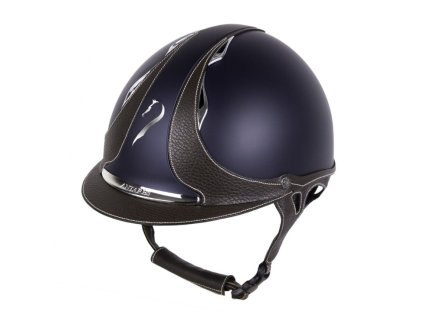 Jazdecká prilba Galaxy blue and brown Antarés