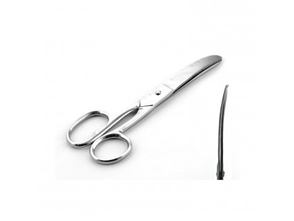 0019248 ag00176 forbice criniera curva acciaio