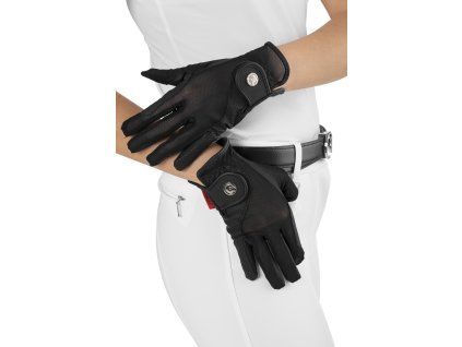 Jazdecké rukavice Air Mesh EGO7 čierne