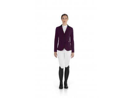 Jazdecké sako dámske ELEGANCE CL EGO7 bordové