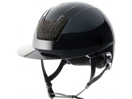 KASK Kooki Lady Swarovski Carpet Zwart Shine