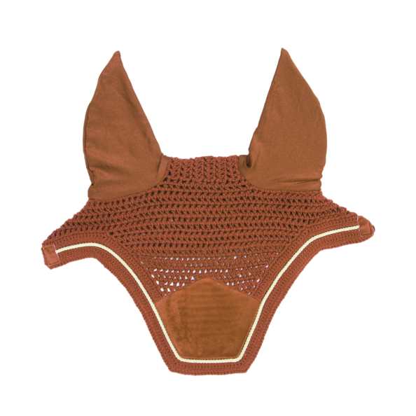 KENTUCKY PROFESIONAL HORSEWEAR PROTECTION KENTUCKY FLY VEIL WELLINGTON VELVET Farba: Orange