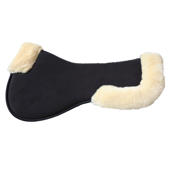 KENTUCKY PROFESIONAL HORSEWEAR PROTECTION KENTUCKY NATURAL SHEEPSKIN ANATOMIC HALF PAD ABSORB Farba: Black