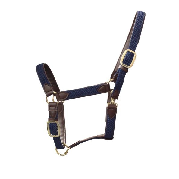 KENTUCKY PROFESIONAL HORSEWEAR PROTECTION KENTUCKY PLAITED NYLON HALTER Farba: Navy, Veľkosť: Full