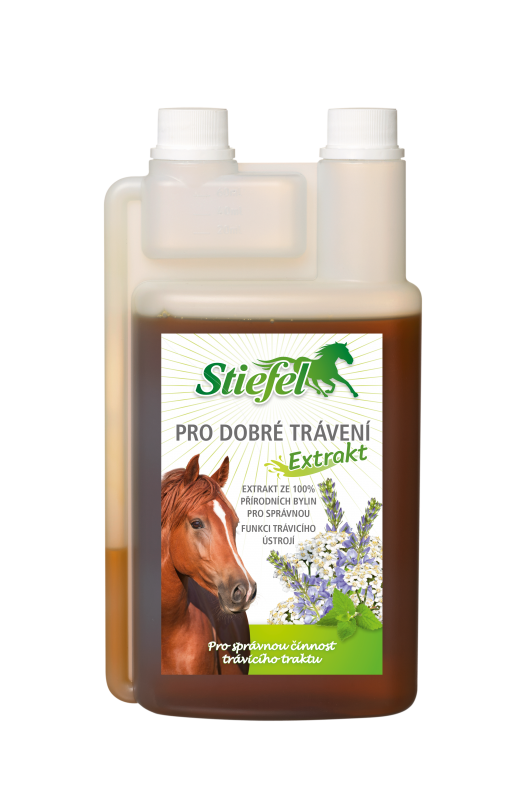 STIEFEL TEKUTÝ BYLINNÝ EXTRAKT PRE DOBRÉ TRÁVENIE Balenie: 1l