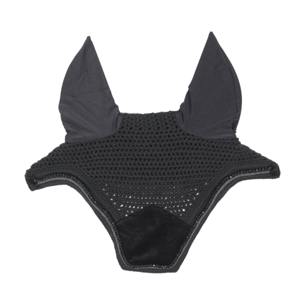 KENTUCKY PROFESIONAL HORSEWEAR PROTECTION KENTUCKY FLY VEIL WELLINGTON VELVET PEARLS Farba: Black, Veľkosť: Full