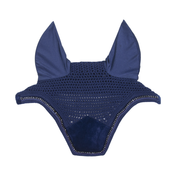 KENTUCKY PROFESIONAL HORSEWEAR PROTECTION KENTUCKY FLY VEIL WELLINGTON VELVET PEARLS Farba: Navy, Veľkosť: Full