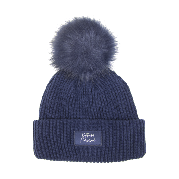 KENTUCKY PROFESIONAL HORSEWEAR PROTECTION KENTUCKY BEANIE POMPOM Farba: Navy