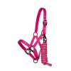 DHHX11 VRKZ Horseware Newmarket Headcollar & Leadrope (1)