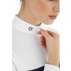 TMEML Mesh shirt ML detail collar navy blue 200