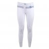 ladies breeches by animo with grip patch and contrasting embroidery mod nababbo white 4397 big