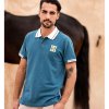 hw pique polo m2oroccan blue