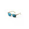 l blue tortoise mirror reading glasses
