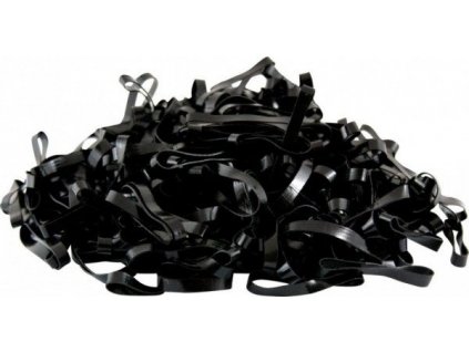 gumičky silikónové čierne