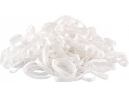 gumičky silikónové biele