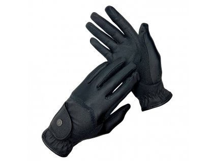 Jazdecké rukavice Thalia čierne