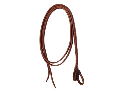 Westernové otěže Split reins Pool's, Cognac